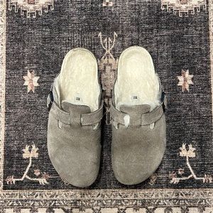 Birkenstock Boston sz 38 fleece lined